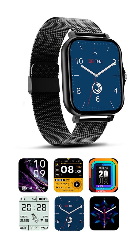 SmartWatch Multifuncional Premium e 4 Pulseiras Extras