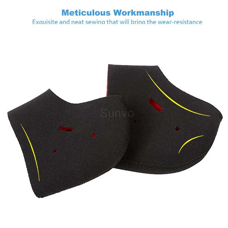 Sunvo Plantar Fasciitis Socks for Achilles Tendonitis Calluses Spurs Cracked Pain Relief Heel Pad Men Women Insert Sock Foot Pad