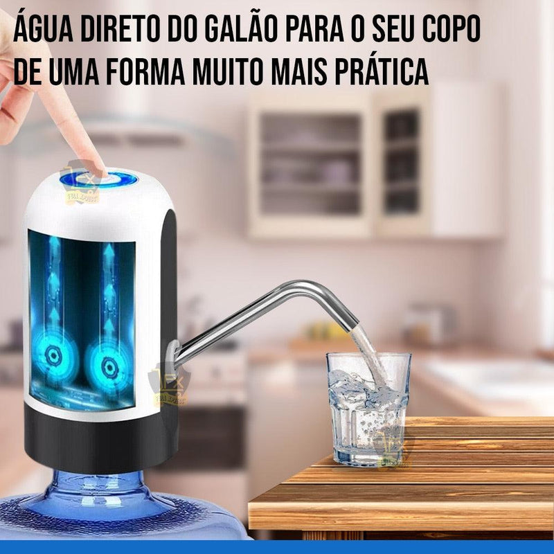 Bebedouro Bomba Elétrica Filtro P/ Galão De Água