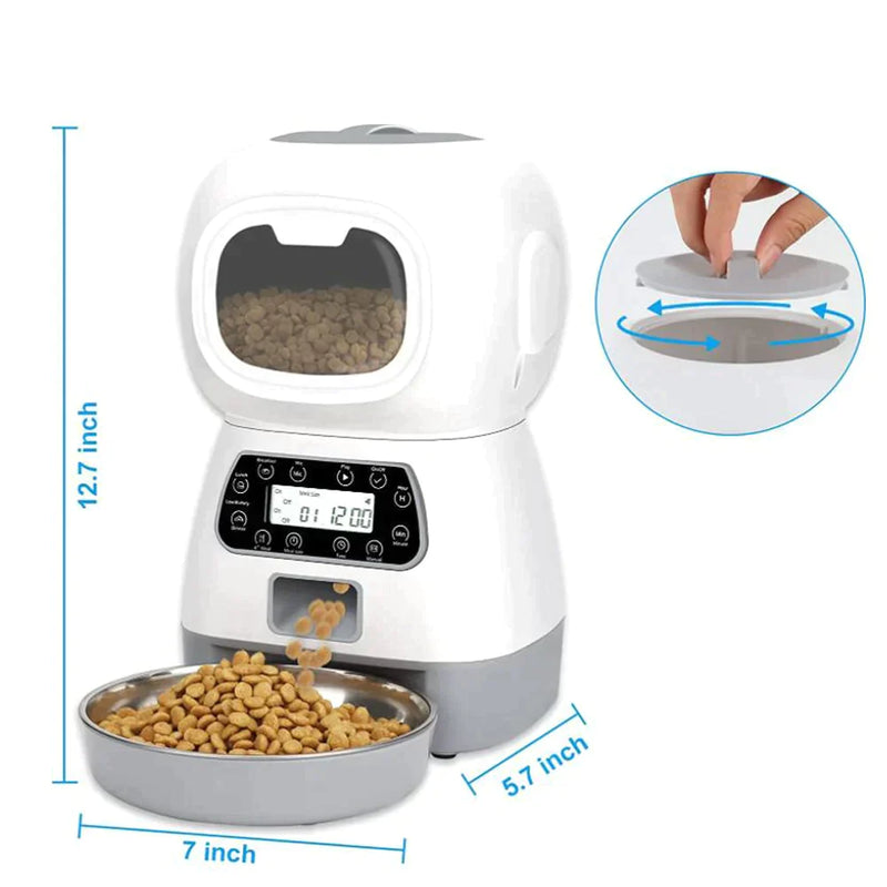 Alimentador Automático para Cães e Gatos - IMPORTINFINITE