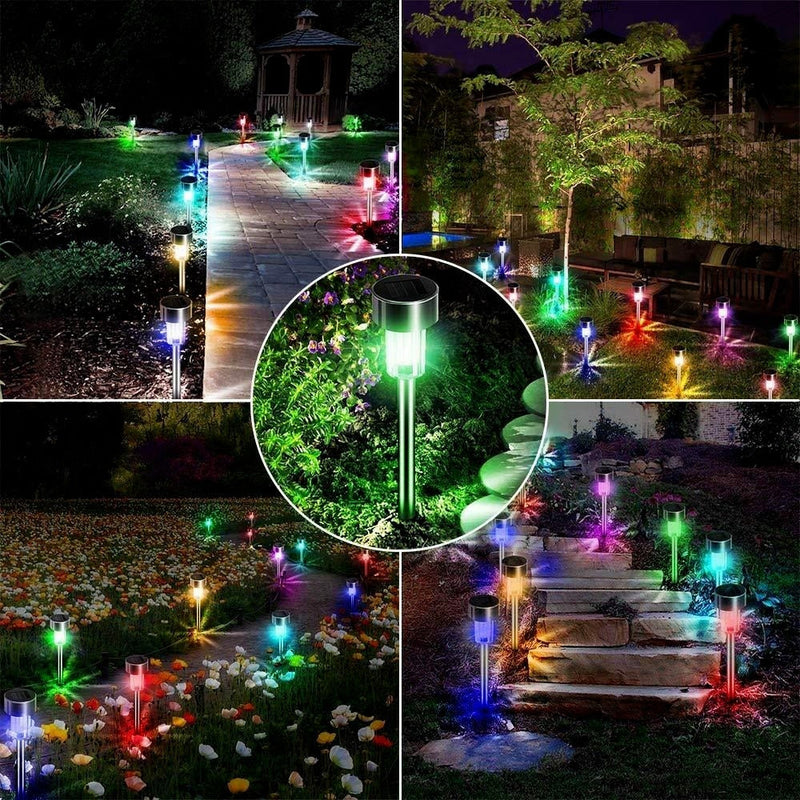 Lâmpada LED Solar À Prova D'água Para Jardim