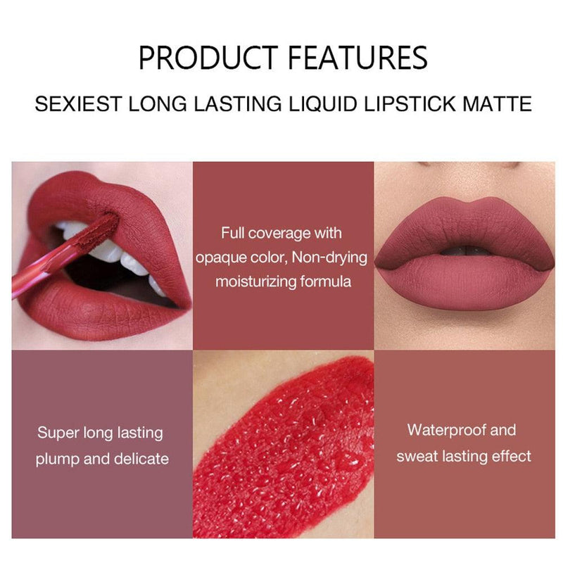 Batom Luxuoso Glamour Matte Handaiyan - IMPORTINFINITE