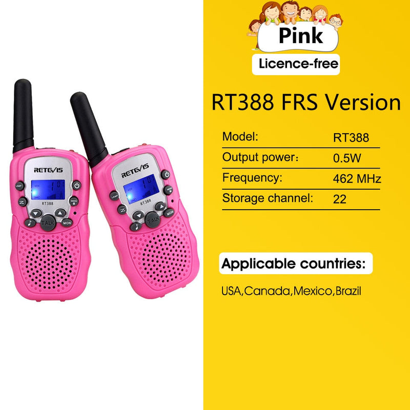 Walkie Talkie Portátil infantil